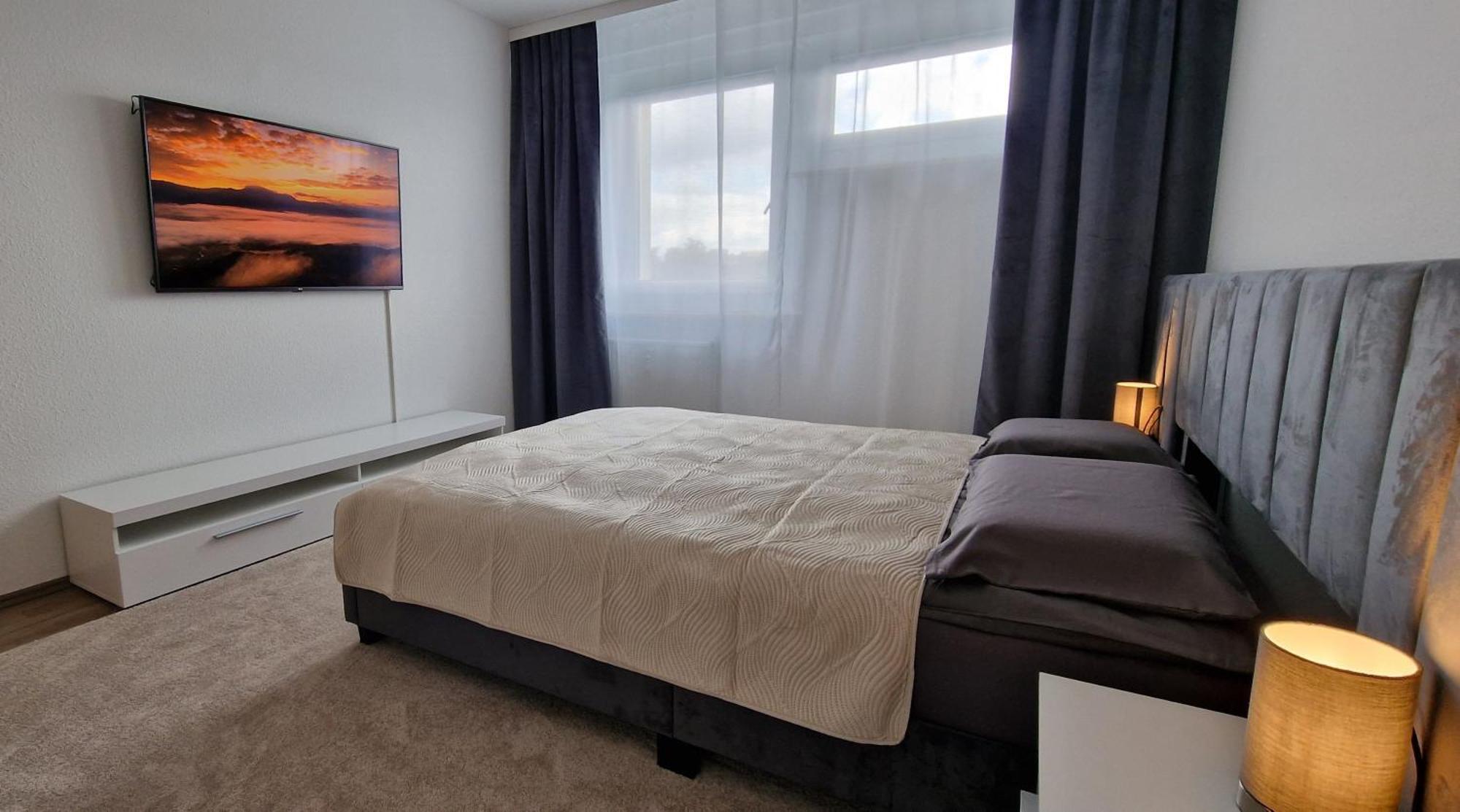 2 Bedroom Cityview Apartment Ps5-Qled Tv-Parking 开姆尼茨 外观 照片